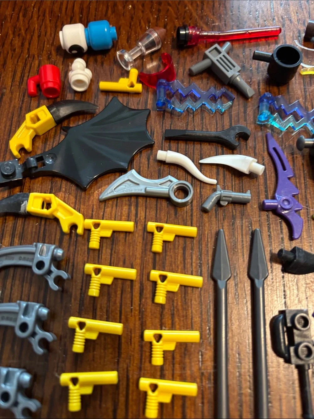 Lego weapon mini figure accessories